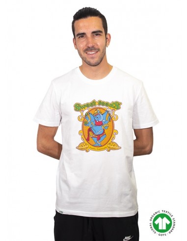 Camiseta blanca Logo original unisex