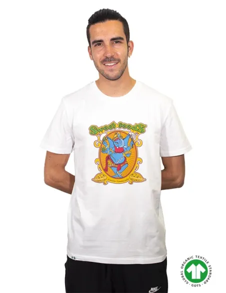 T-shirt bianca Logo originale unisex