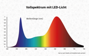 Volles Spektrum mit LED-Lampen