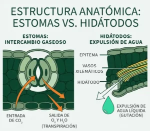 ¿Por qué ocurre la gutación?