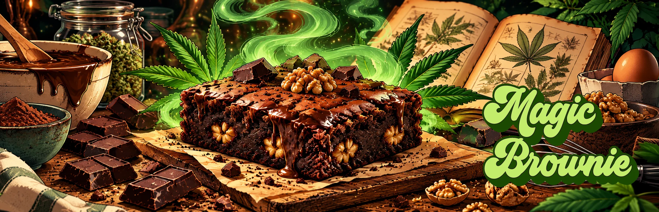 Receta Brownie Marihuana ¿Cómo Hacer un Brownie Mágico?